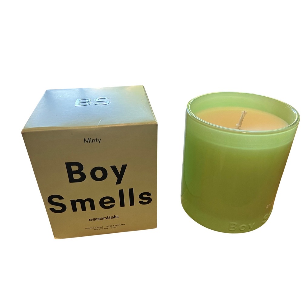 Boy Smells Minty Soy Candle 8.5 oz New in Box